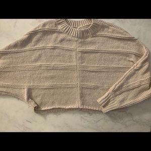 Boutique Knit Cream Colored Sweater